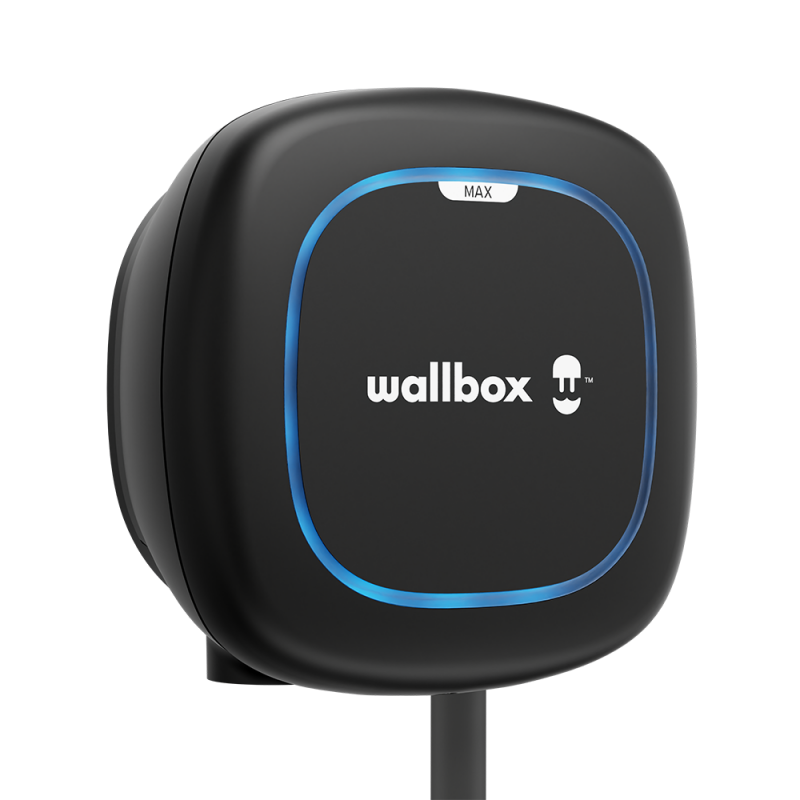 WALLBOX Borne de recharge Pulsar Plus - câble attaché 5m Type 2 - 1,4 à  7,4kW - monophasé - Bluetooth - Wifi - WallBox - Carplug